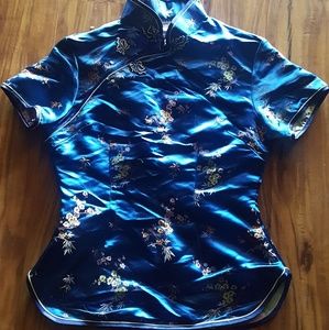 Asian silk top classic